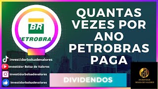 QUAIS SÃO OS MESES QUE PETROBRAS PAGA DIVIDENDOS petr4 petrobras dividendos [upl. by Gloriane]