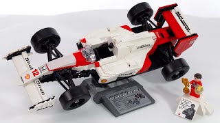 LEGO Icons Formula 1 McLaren MP44 Ayrton Senna 10330 review A real emotional roller coaster [upl. by Roshan]