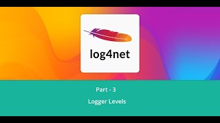 3 Log4Net  Part  3  Logger Levels [upl. by Filia]