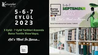 Kurtsoylar Tekstil  Bursa Textile Show Fuarı 57 Eylül [upl. by Jeconiah]