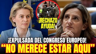 ¡TERESA RIBERA EXPULSADA por la COMISIÓN EUROPEA tras su GESTIÓN por la DANA [upl. by Winston]