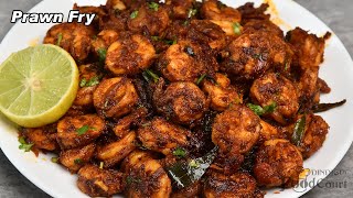 Spicy amp Tasty Prawns Fry Prawn Varuval Prawn Fry [upl. by Mommy]