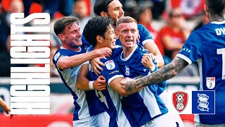 HIGHLIGHTS  Rotherham United 02 Birmingham City  Iwata amp Stansfield extend the UNBEATEN run 🤩 [upl. by Ahseniuq]