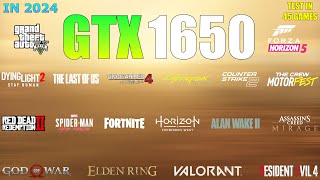 GTX 1650  Test in 45 Games in 2024  Enough for Gaming [upl. by Oninrutas]