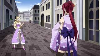 Erza Scarlet VS Jenny Realight Eng Dub  Fairy Tail [upl. by Resaec]