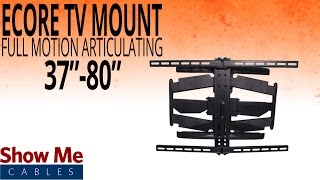 How To Install A Full Motion Articulating TV Mount For TVs Between 37quot To 80quot 17415003 [upl. by Moht]