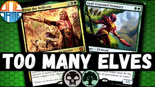 Is NEW Tyvar the Answer to Elves  MTG Arena Standard [upl. by Collette]