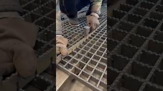 Building a Square Grid Wire Fence Satisfying Steel Fence Installation [upl. by Gefell]