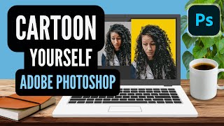 How to Cartoon Yourself in PHOTOSHOP  Easy StepbyStep Adobe Tutorial [upl. by Acinoda882]