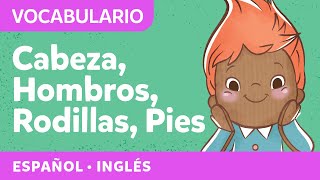 Cabeza hombros rodillas y pies  Canciones para niños pequeños  Spanish songs for littles [upl. by Rudman]