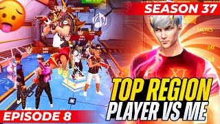 Grandmaster Region Lobby VS Me 🥵  Free Fire Grandmaster Solo Rank Push  Season 37 EP 8 [upl. by Talbert]