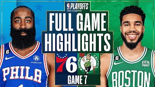 Philadelphia 76ers vs Boston Celtics Full Game 7 Highlights  May 14  20222023 NBA Playoffs [upl. by Noside]