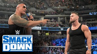 FULL SEGMENT  The Rock returns to dismantle Austin Theory SmackDown highlights Sept 15 2023 [upl. by Rena]