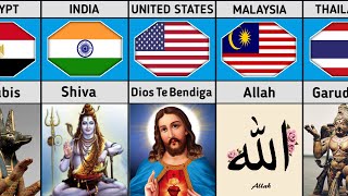 Gods from different countries National Gods of different countries real data [upl. by Alisa710]