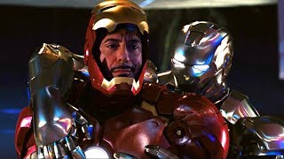 Iron Man vs Rhodey  Party Fight Scene  IronMan 2 2010 Movie CLIP HD [upl. by Sitoiyanap]