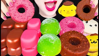 ASMR MOCHI ICE CREAM CHOCOLATE DONUTS 도넛 아이스크림 모찌 먹방 MUKBANG EATING [upl. by Ecyla459]