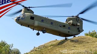 Chinook Pilots Awesome Maneuvering Skills [upl. by Oribelle]