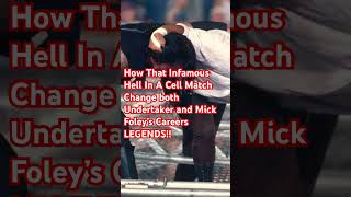 How That Infamous Hell In A Cell Match Change both Undertaker and Mick Foley’s Careers undertaker [upl. by Chiarra]