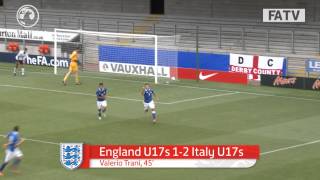 England v Italy 12 FA International U17s Tournament [upl. by Rachel]