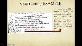 Annotating a text [upl. by Ardnasirk]