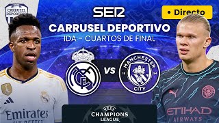 🏆⚽️ REAL MADRID 3  3 MANCHESTER CITY  Así te contamos los cuartos de final de la Champions League [upl. by Ylliw]