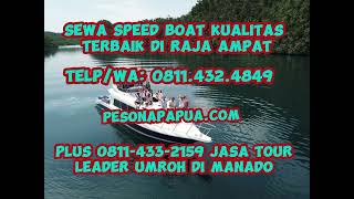 Info Harga Sewa Speed Boat Raja Ampat Plus 08114332159 Jasa Tour Leader Umroh di Bogor [upl. by Renae]