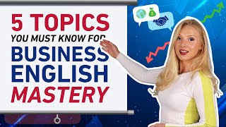 5 things you MUST KNOW to master Professional English  Business English [upl. by Ellasal]