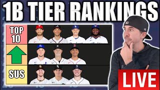 My MLB Tier Ranking For EVERY First Basemen [upl. by Ahseniuq]