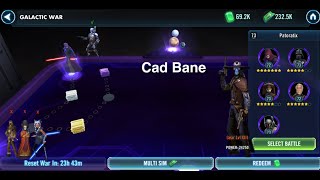 Can He Solo Galactic War  Cad Bane [upl. by Enilrek]