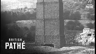 Demolition Of Llanbradach Viaduct 1938 [upl. by Mloc125]