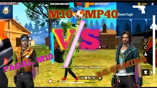 Free fire PAGAL M10 vs RG GAMING 1VS1 GOLD LAVEL Gamplyfreefire ff [upl. by Aicercal]