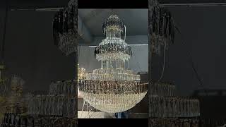 LYFAIRS · Extra Large Modern Crystal Chandelier Luxury Pendant for EntrywayStaircaseHotel Foyer [upl. by Sisto]