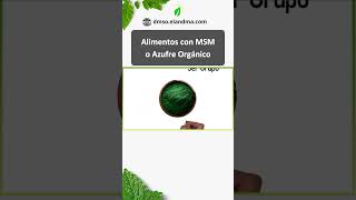 Video completo 👆  Qué comer para obtener MSM de forma natural [upl. by Kaycee]