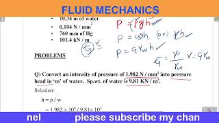 problems on pressure and manometer problem 1 in telugu [upl. by Coppinger]