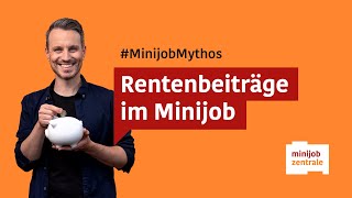 Minijob und Rente Einzahlen lohnt sich Mythos oder Wahrheit [upl. by Massimiliano]