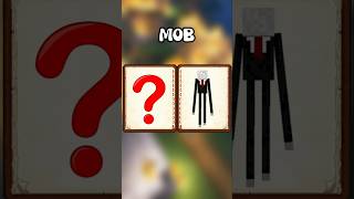 Minecraft  FIRST  MOB  shorts minecraft youtubeshorts viral [upl. by Nylatsirk]