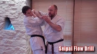 Practical Kata Bunkai Seipai Flow Drill [upl. by Mcfarland]