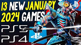 13 BIG Upcoming NEW JANUARY 2024 PS5PS4 Games Upcoming New Games 2024 [upl. by Nauqahs509]