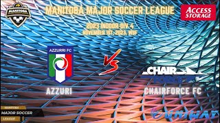 November 8th WSF Div 4 Azzuri vs Chairforce FC [upl. by Vieva]