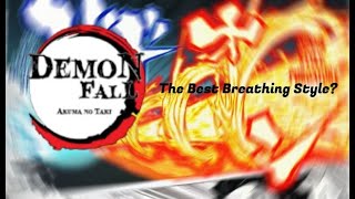 Demonfall  The Best Breathing Style in The Game 50  Slight Breathing Tier List [upl. by Rillis]