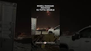 MISSILI IRANIANI SU ISRAELE israel iran [upl. by Oigimer]