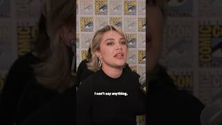 Florence Pugh shows off her ComicCon dance [upl. by Quinlan]