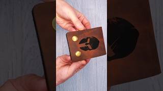 Making a leather wallet  PDF pattern  DIY  Tutorial leatherwork leathercraft [upl. by Moise]