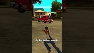 IF YOU START A MISSION WHILE ON FIRE IN GTA GAMES [upl. by Rettig]