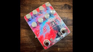 METEORIC EFFECTS Stargazer Compact FuzzDelay Effect Pedal Demo [upl. by Ahseiyn]