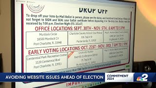 Florida election websites crash investigated [upl. by Idette]