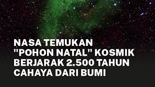 NASA Temukan quotPohon Natalquot Kosmik berjarak 2500 tahun cahaya dari Bumi [upl. by Eniamahs572]