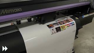 Mimaki CJV150160SS21 Inkjet Print and Cut [upl. by Anett]