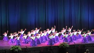 Hālau Hula O Hokulani Kahiko  2024 Keiki Hula Competition [upl. by Yromem]