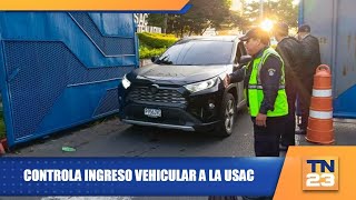 Controla ingreso vehicular a la USAC [upl. by Tynan]